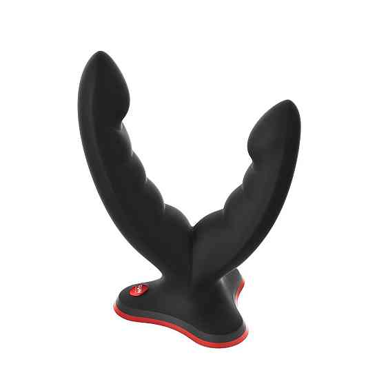 Двойной фаллоимитатор Fun Factory RYDE black, гибкие стволы, присоска Sex Aura Киев