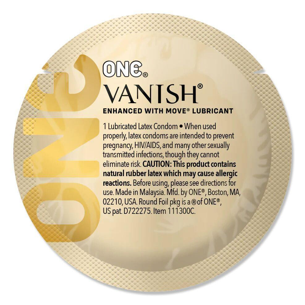 Набір презервативів ONE Vanish Hyperthin, 100 шт, ультратонкі, зі змазкою, паковання-тубус Sex Aura Київ - фото 4
