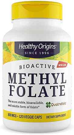 Метилфолат Фолат Healthy Origins Methyl Folate 120 капс Київ