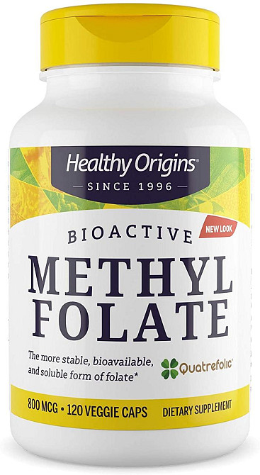 Метилфолат Фолат Healthy Origins Methyl Folate 120 капс Київ - фото 1