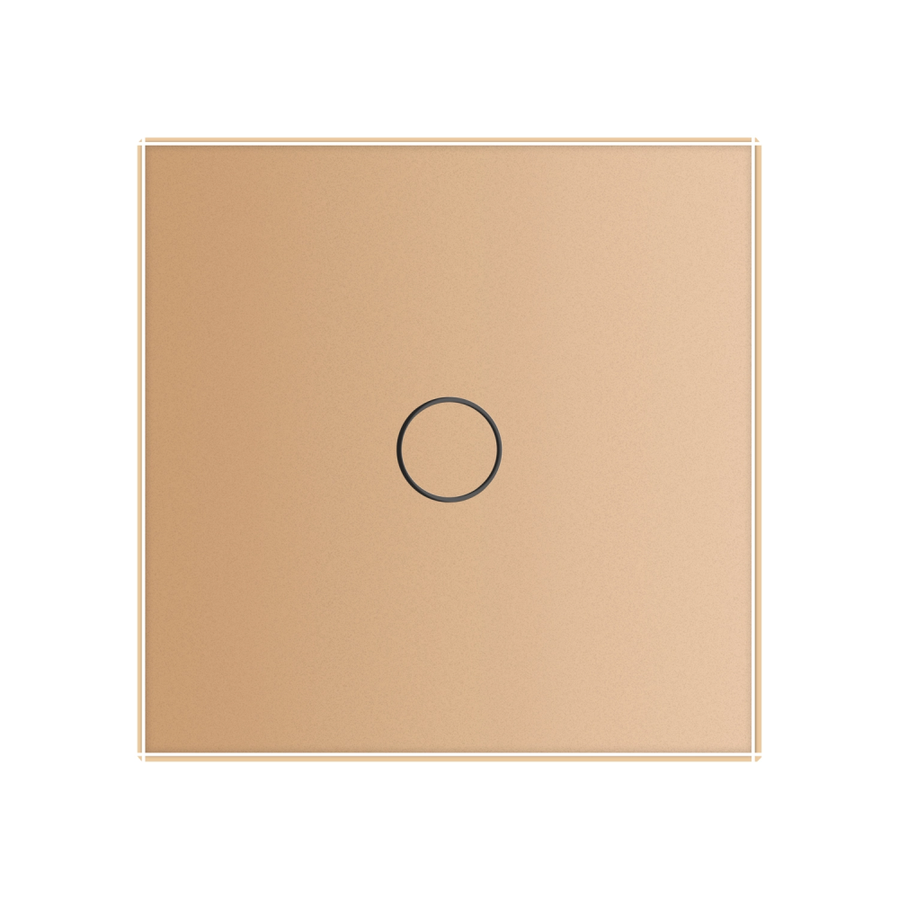 Комплект бездротовий сенсорний вимикач + розумний вимикач (реле) Livolo золото скло (VL-XR007-M7FC1Z2-2AP) Коломия - фото 7