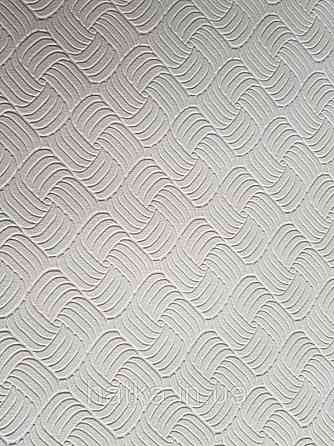 Шпалери вінілові Lutece Melody 51197307 геометрія смуги фігури структурні біло молочні Київ