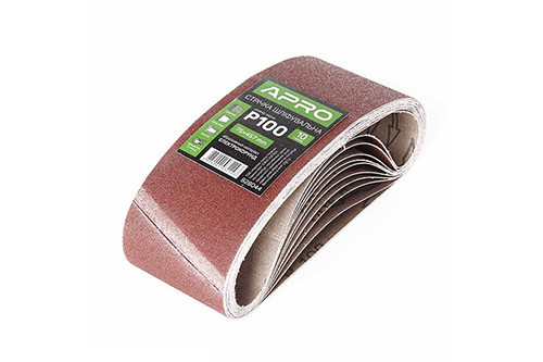 Лента шлифовальная бесконечная APRO P100 75×457мм (10шт) Ровно - изображение 1