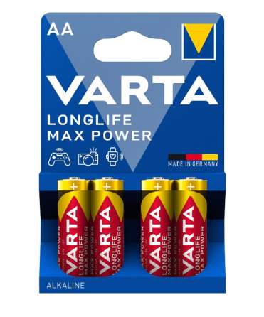Батарейка Varta MAX POWER LR6/AA/ ALKALINE 4шт Дніпро