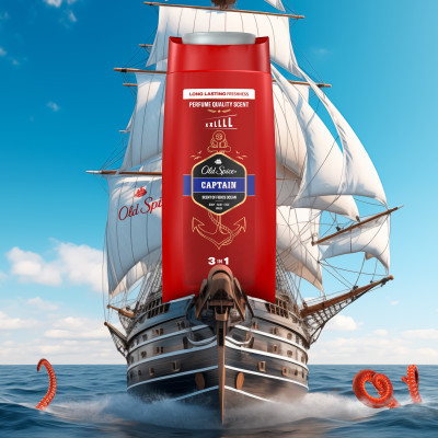 Гель для душу Old Spice Captain 675 мл (8006540280140) Вінниця - фото 4