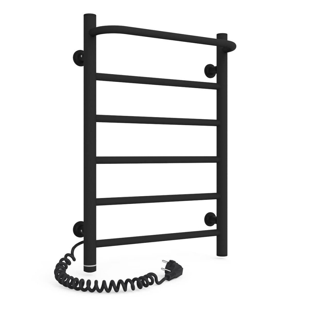 Электрический полотенцесушитель Laris Зебра ПРАЙМ ЧКЧ6 400Х600 Э черный S3 Л/П Киев - изображение 1