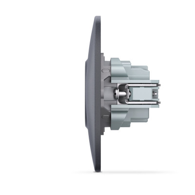 Розетка Videx BINERA 1ая із заземленням черн (VF-BNSK1G-BG) Вінниця - фото 3