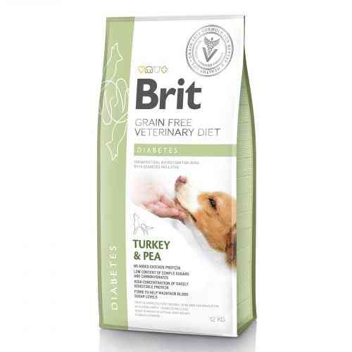 Корм сухий Brit Grain Free VetDiet Dog Diabetes для собак з цукровим діабетом з індичкою та горохом 12 кг Київ