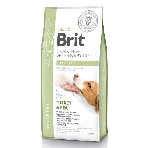 Корм сухий Brit Grain Free VetDiet Dog Diabetes для собак з цукровим діабетом з індичкою та горохом 12 кг Київ - фото 1