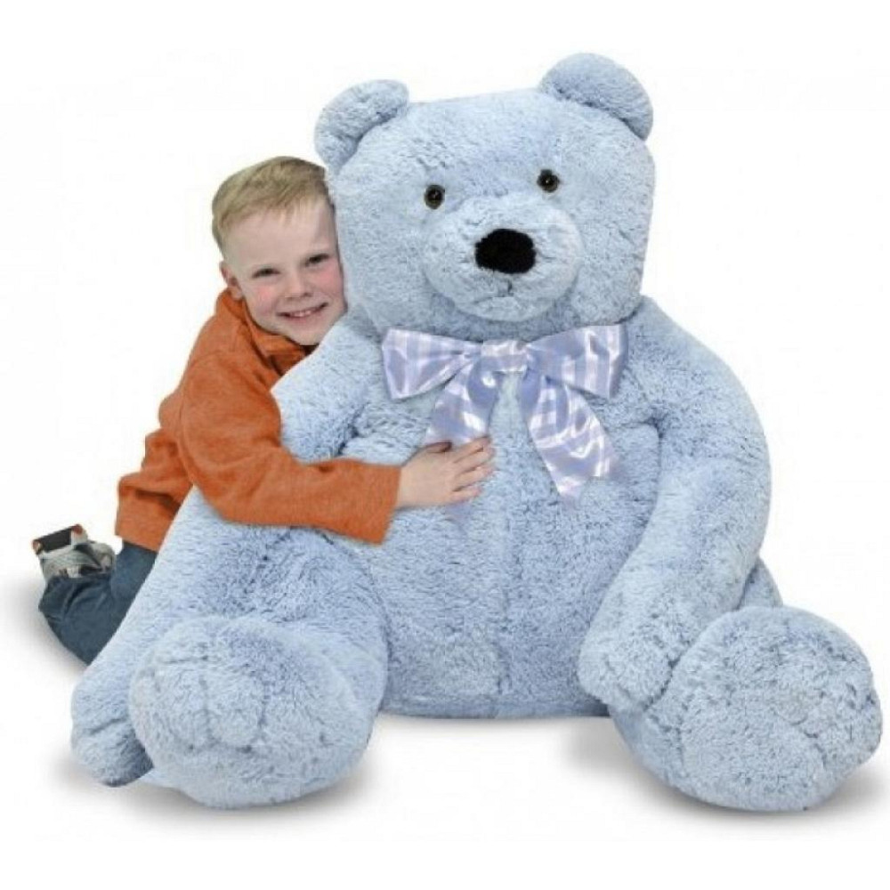 Мягкая игрушка Melissa&Doug Большой плюшевый мишка, голубой, 76см х. 69см (MD3983) Винница - изображение 1