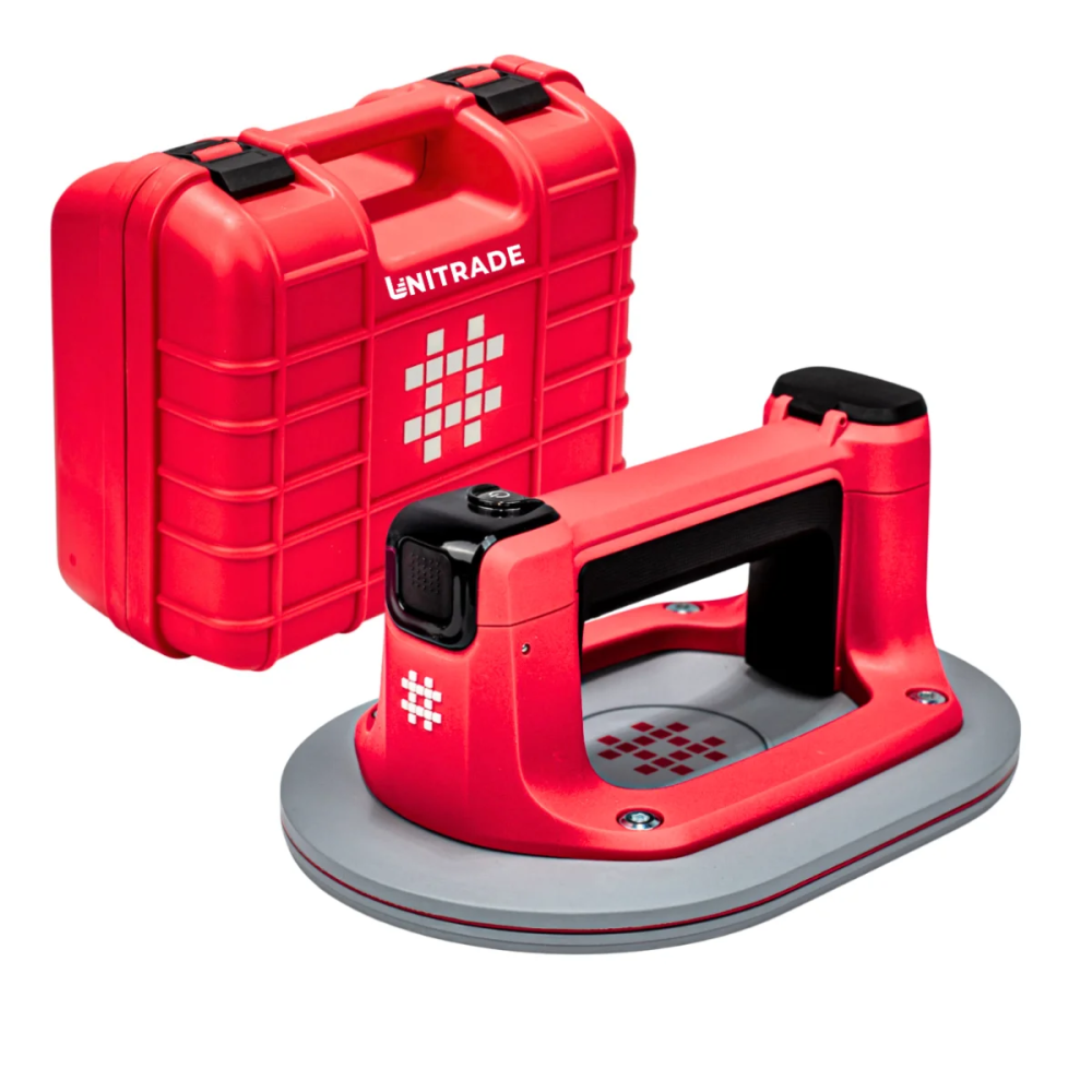 Акумуляторна вакуумна присоска для плитки P618BPRO 247x167 мм 220 кг Shijing (P618BPRO) Київ - фото 1