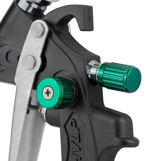 Фарборозпилювач HVLP Ø0.8 мм 60-170 л/хв 1.5-2 бари в/б 100 мл (пласт) REFINE (6812311) Київ