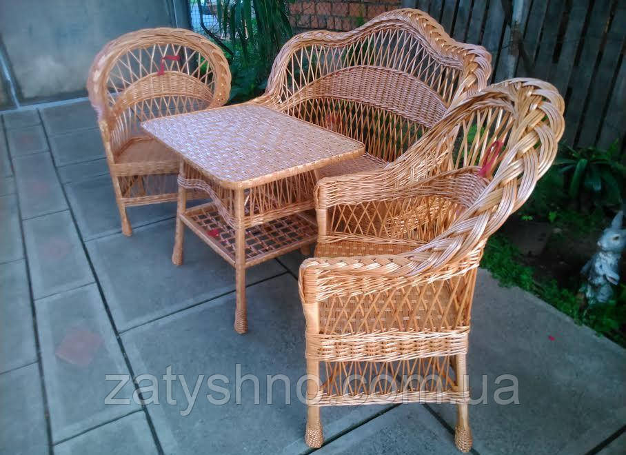 Комплект плетеной мебели из лозы Киев - изображение 3