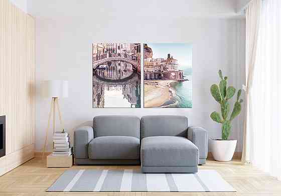 Модульная картина в гостиную / спальню Венеція Італія TLV-2_011 120х170  см Киев