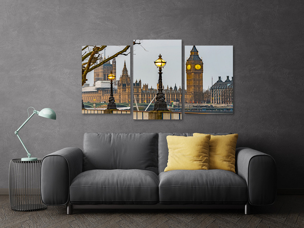 Модульная картина в гостиную / спальню    Лондонський годинник Art-723_3 Київ - фото 3
