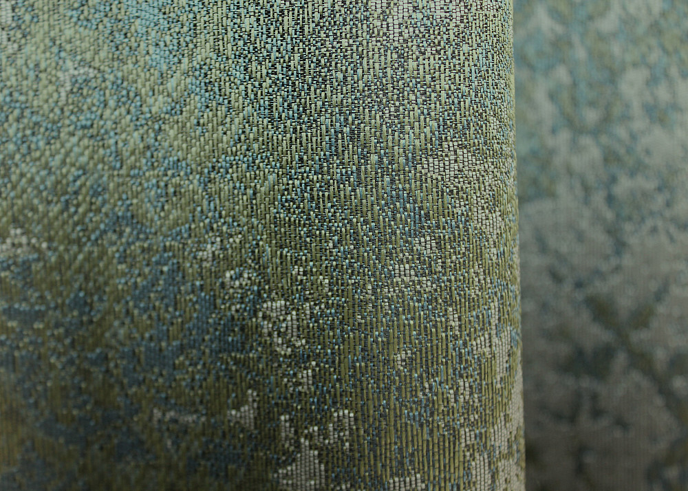 Комплект готових штор VR-Textil Мармур Al-9 № 1635ш Зелений з бірюзовим 150х290 см 2 шт (33-0479) Київ - фото 8