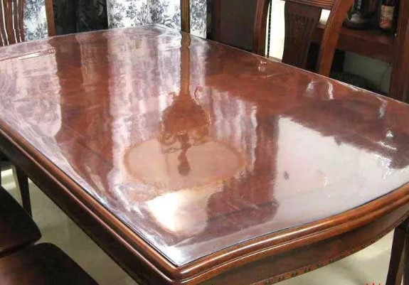 М'яке скло Прозора силіконова скатертина на стіл Soft Glass Захист для меблів 1.0х1.9м (товщина 1.5мм) Вінниця - фото 9