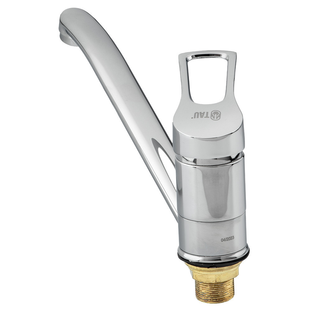 Смеситель s43 Ø40 для кухни гусак прямой 250мм на гайке TAU SM-1B244C (9843110) Киев - изображение 9