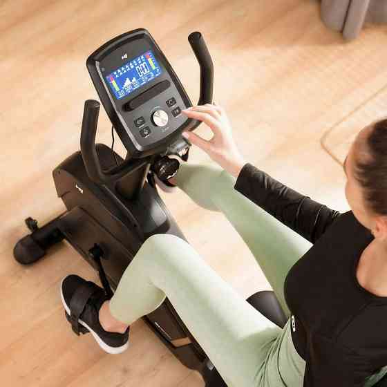 Горизонтальний велотренажер HS-120L Ravel чорний Київ