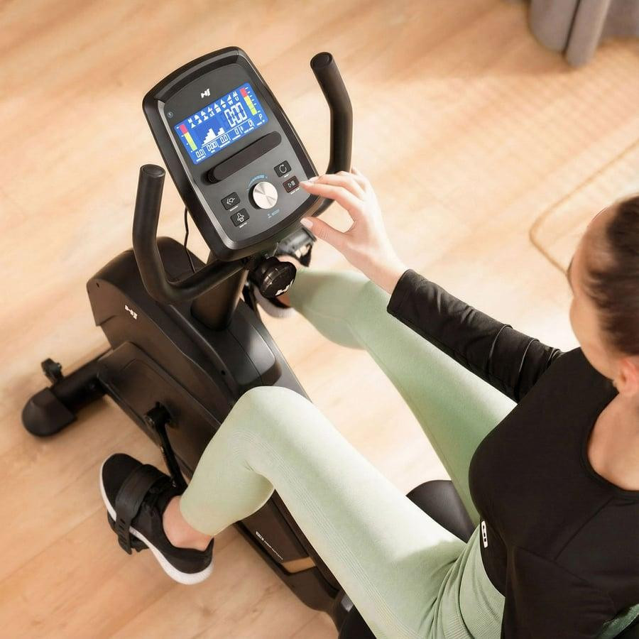 Горизонтальний велотренажер HS-120L Ravel чорний Київ - фото 6