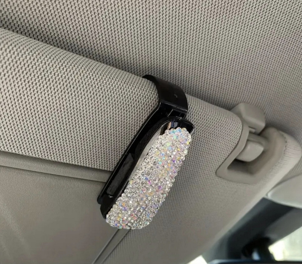 Тримач-кліпса для окулярів в авто Білий Смела - изображение 2