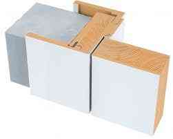 Дверний короб "преміум", у рівень із полотном — 2,5 смуги Київ