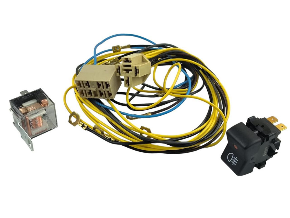 Проводка противотуманной 2101, 2103, 2106 (кнопка, реле) фары Мукачево - изображение 1