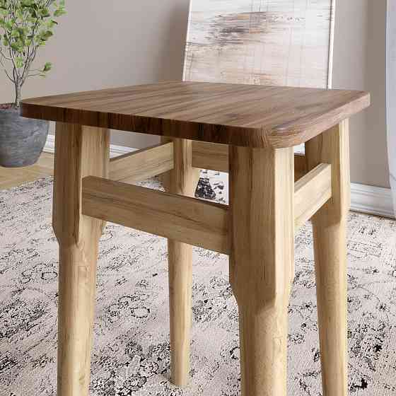 2 табурета на кухню Майами кромка ПВХ 2 мм Антрацит (LION-041260) ТОП Львов