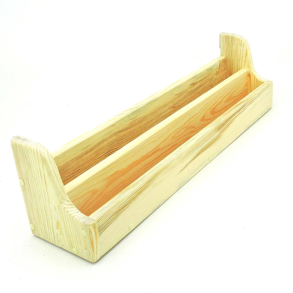 Настінна книжкова полиця "Пікнік" ваніль Миколаїв - фото 7