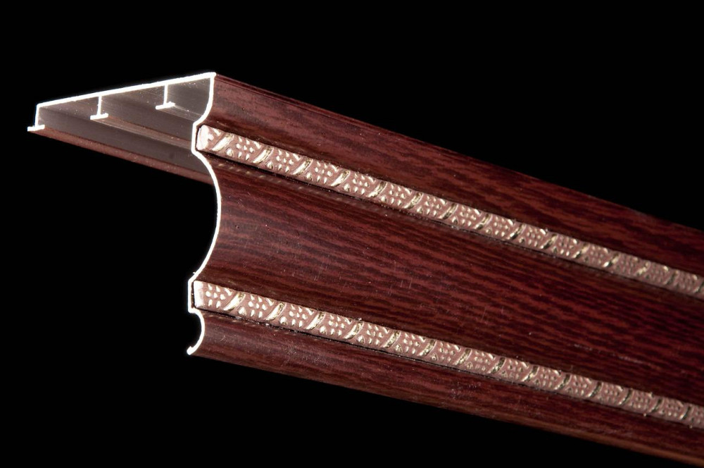 Трехрядный алюминиевый карниз БР-13 МАХОНЬ 2.0 Бровары - изображение 1