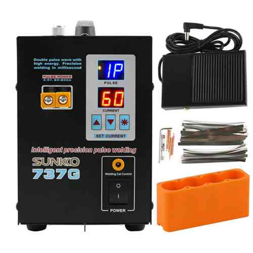 Аппарат контактной точечной сварки для АКБ 18650, 1.5кВт, Sunkko 737G Винница