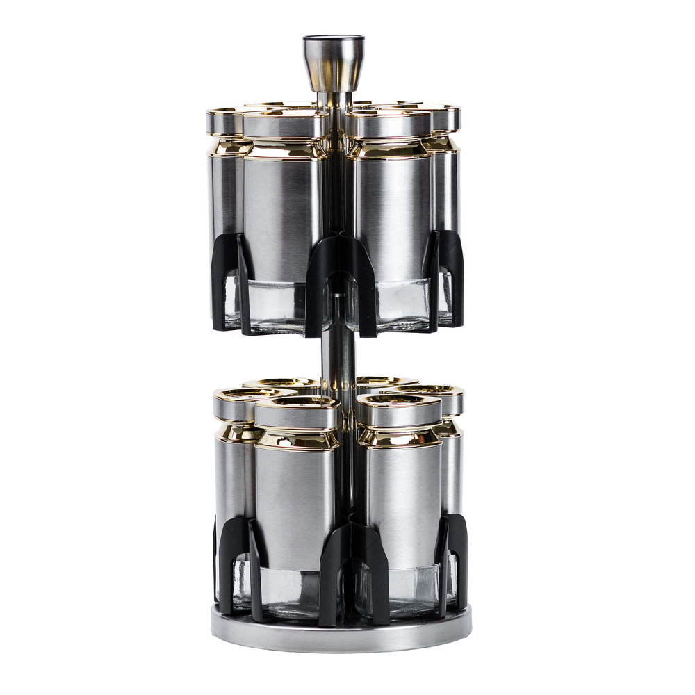 Набір баночок для спецій 12 шт. по 120 мл на підставці Карусель HP1327 Коломия - фото 4