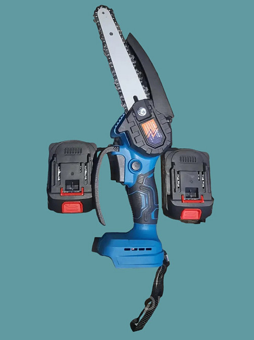 Акумуляторна 6" ланцюгова мініпила Domotec з 2 акумуляторами в кейсі 550 Вт 8169 Одеса - фото 9