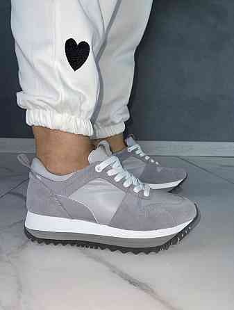 ARLEN Кросівки жіночі ARLEN КК-ЛВ сірі (весна-осінь, шкіра+замша натуральна) (5006) лише 37р. Коломия