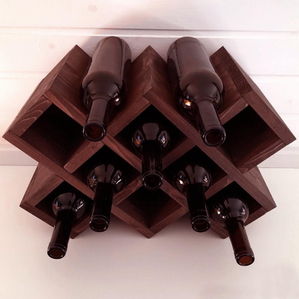 Настольная винная полка 