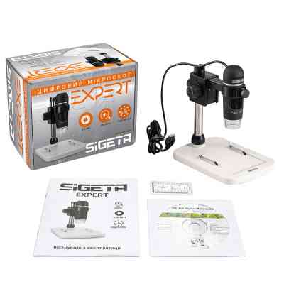 Микроскоп Sigeta Цифровий Expert 10x-300x 5.0Mpx (65504) Винница