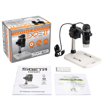 Микроскоп Sigeta Цифровий Expert 10x-300x 5.0Mpx (65504) Вінниця - фото 6