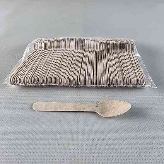 Ложка чайна дерев'яна, 96 мм, (1 пачка) Харків