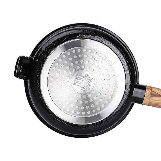 Алюмінієва сковорода 1 л з керамічним покриттям антипригарним Ø 20 см чорна MGC HP-4-456B Коломия