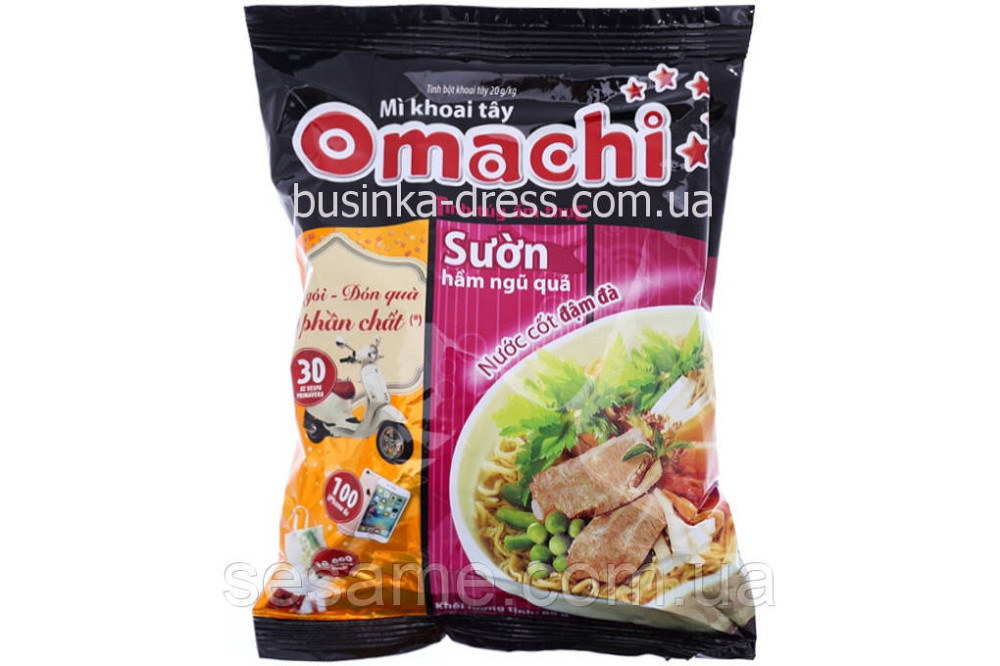 Локшина швидкого приготування Омачи Omachi Свинячі реберця 82г (В'єтнам) Харків - фото 1