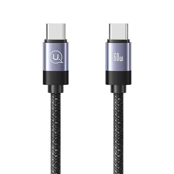 Кабель Usams US-SJ704 60W Magnetic Data Cable Type-C - Type-C-Rui Series 1m tarnish SJ704USB01 Одеса