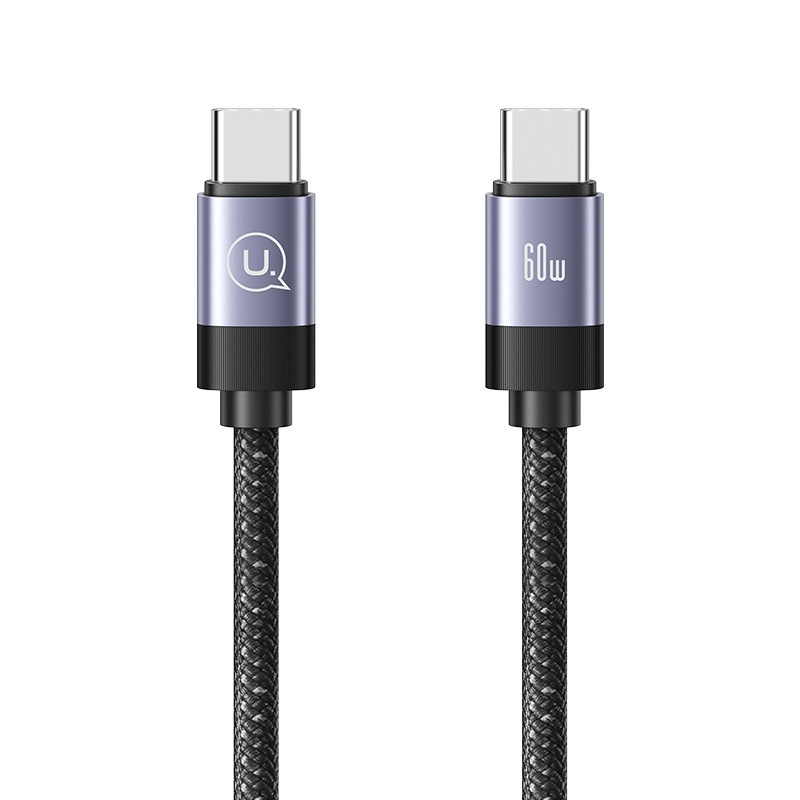 Кабель Usams US-SJ704 60W Magnetic Data Cable Type-C - Type-C-Rui Series 1m tarnish SJ704USB01 Одеса - фото 1