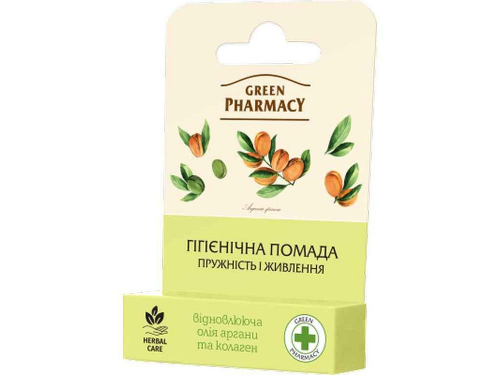Гігієнічна помада Пружність і Живлення 3,6 г ТМ GREEN PHARMACY Київ - фото 1