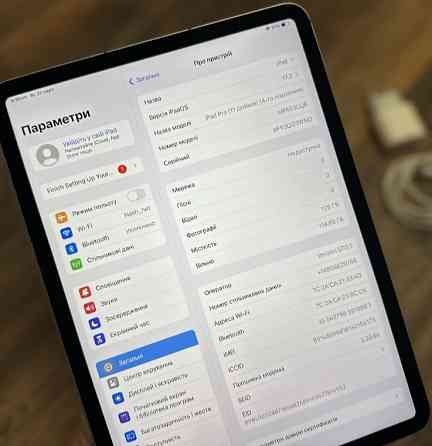 Планшет: iPad Pro M2 (2022) LTE + Wi-Fi.Fi. Киев