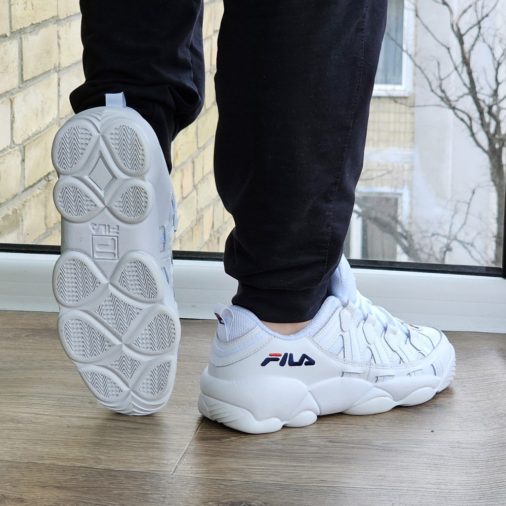 Кросівки FILA Білі Чоловічі Шкіряні Філа (розміри: 43,44,45) Відео Огляд Дніпро - фото 3