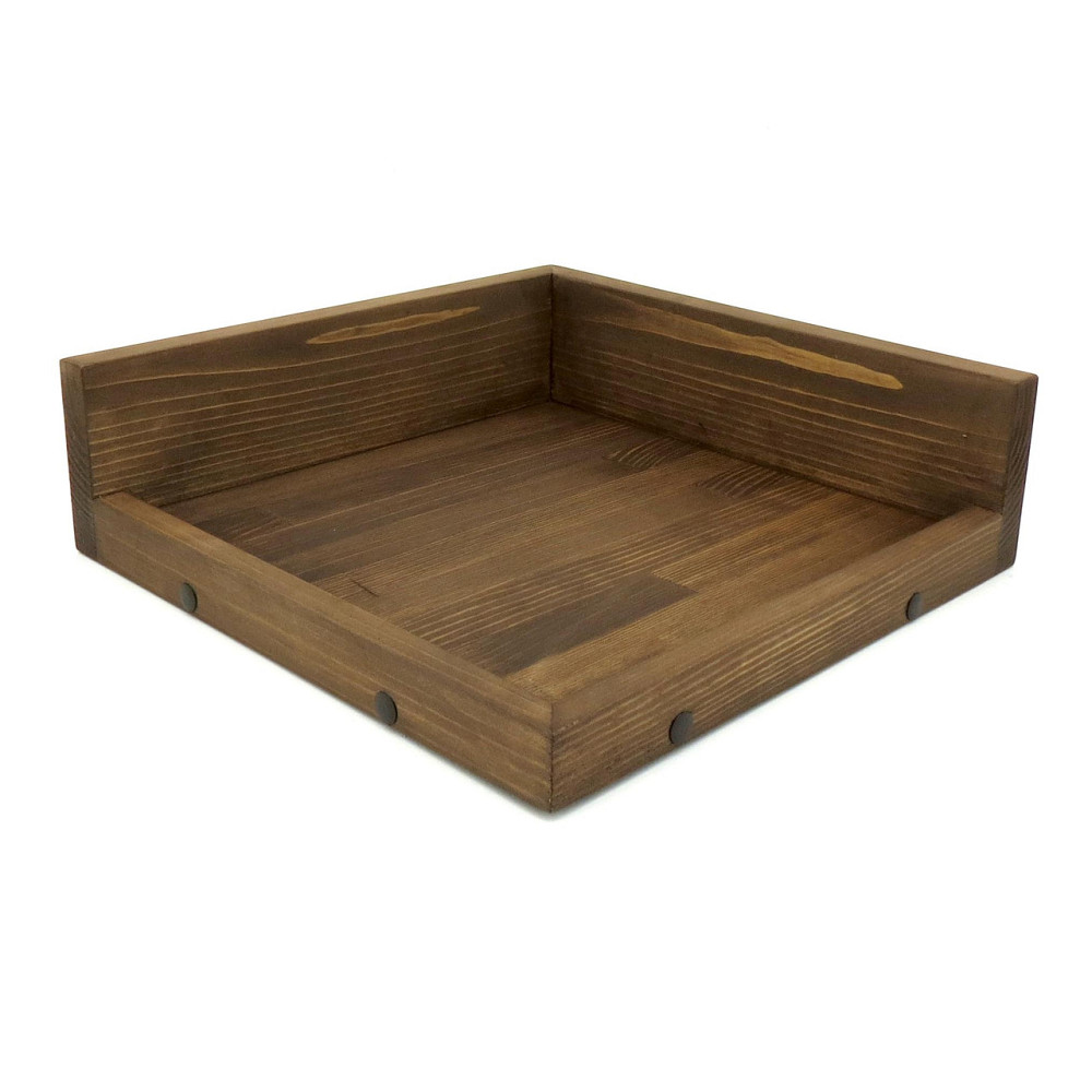 Угловая настенная полка 