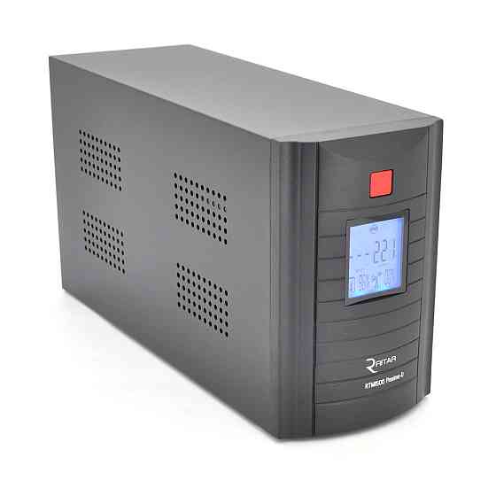 ДБЖ Ritar RTM1500 (900W) Proxima-D, LCD, AVR, 3st, 3xSCHUKO socket, 2x12V9Ah, metal Case (350х120х190) Q2 Київ