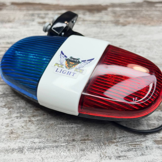 Велосипедный гудок в виде полицейской сирены электронный звонок для детского велосипеда Киев