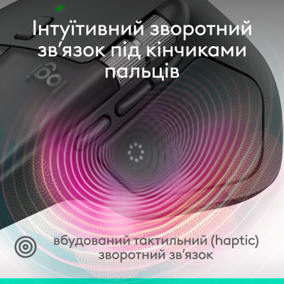 Мышка Logitech MX Master 4 for Business Wireless/Bluetooth Graphite (910-007617) Винница - изображение 3