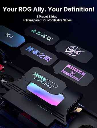 Прозрачная задняя панель JSAUX RGB для ASUS ROG Ally (2023), Clear Edition PC0110, аксессуары для корпуса сменный чехол Киев